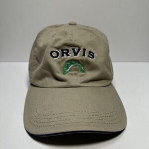 ORVIS Embroidered Fishing Baseball Hat Dad Cap Flexseam Size L/XL with Buzz Off